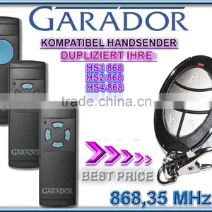 Replacement Remote for GARADOR HS1 868,HS2 868,HS4 868 thumbnail-1