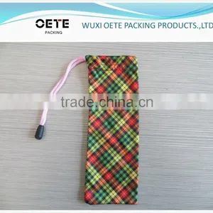 Single Pull Microfiber Bag /pouch for Camera/digital Products/eyeglass thumbnail-1