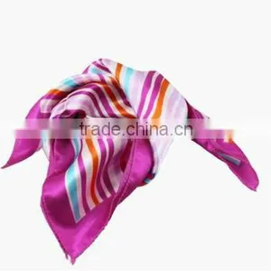 Colorful Stripes Pattern Neckercheif Scarf thumbnail-1