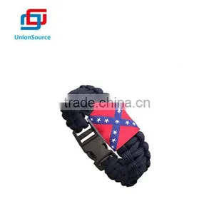 Popular Paracord Bracelet Survival Bracelet Charm Paracord Bracelet With Logo&steel Buckle Supplier's Choice thumbnail-1