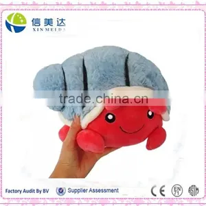 Realistic Sealife Stuffed Hermit Crab Plush Toy thumbnail-1