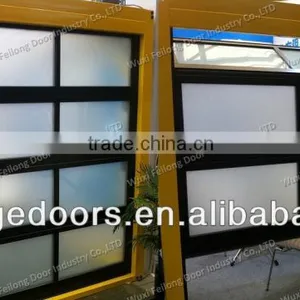 Aluminum Transaprent Doors -- Available With Armored Glass, Tempered Glass, Ground-glass, PVC Plexiglass thumbnail-1