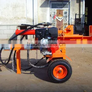 New Type 20-30t 530-610mm Horizontal and Vertical Hydraulic Diesel Log Cutter With Take-off With CE From China thumbnail-1