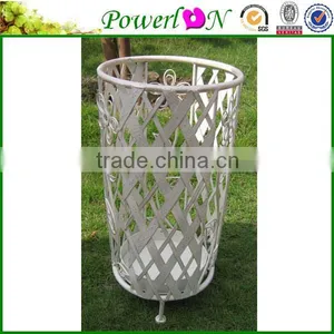 Compitive Price Antique Wrought Iron Umbrella Holder Garden Decoration For Patio Park I PL08-5058 thumbnail-1