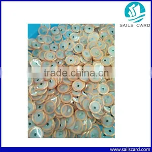 34mm RFID Patrol Tag With One Hole and 3M Glue NFC Tag for Patrol System thumbnail-6