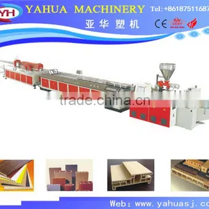 WPC Production Line for Wood Plastic/wood Fence Panel Making Machine/wpc Fence Post Making Machine thumbnail-1
