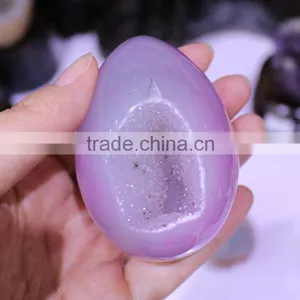 Beautiful Agate Geode Eggs Wholesale Gemstone Eggs thumbnail-2