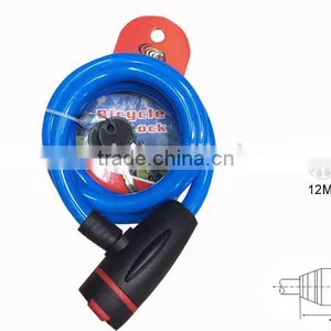 Cable Lock/ Bicycle Wheel Lock/ Colorful Bicycle Lock Motorcycle Lock/wire Lock thumbnail-2