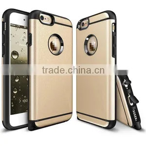 C&T Royal Gold Double Layer Heavy Duty Protective Armor Case for Apple IPhone 6/6S thumbnail-1