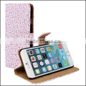 Korea Design Fashion Wallet Stand Mobile Phone Classic Leather Phone Cover for Iphone 6/6s Supplier's Choice thumbnail-4