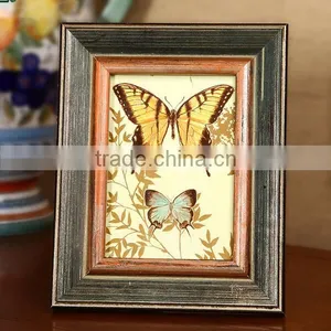 Top Quality Exquisite Wall Decorative Archaistic Wooden Picture Rahmen Handmade Baroque Antique Natural Solid Wood Photo Frame thumbnail-2