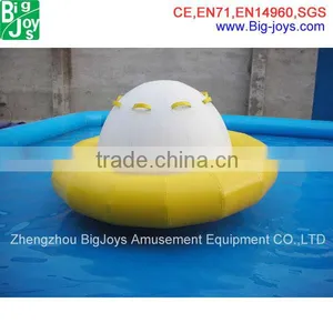 Giant Inflatable Towable Water Sports, Inflatable Disco Boat Water Toy, Crazy UFO thumbnail-4
