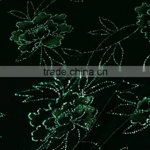 95% Polyester 5% Spandex Knitted Velvet With Shinny Glitter for Garment thumbnail-2