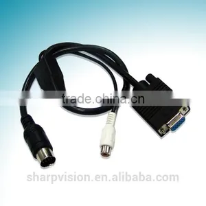 7 Inch LCD Quad VGA Vehicle Monitor With Touch Screen & Touch Buttons thumbnail-5