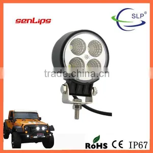 HOT SALE 12W CIR Work Light EPISTAR LED SPOT FLOOD IP 67 FOR CARS SUV OFFROAD thumbnail-1