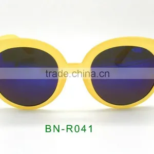 Plastic Retro Round Vintage Sunglasses 2015 Fashion thumbnail-5