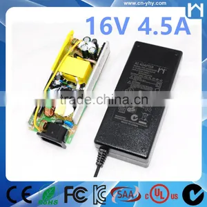 LCD Monitors 16V 4.5A 72W AC Adapter Power Supply UL 1310 Class 2 AC Adaptor thumbnail-1