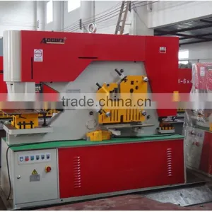 Q35Y-20 Hydraulic Ironworker,cnc Punch,iron Worker Punching and Cutting Machine 90 Tons thumbnail-1