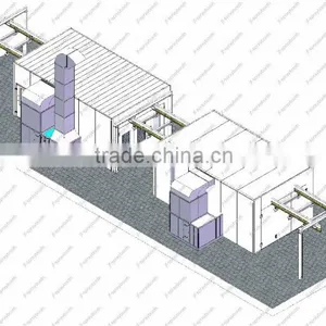 JF Custom Design Automatic Painting Line for 4s Car Shop thumbnail-1