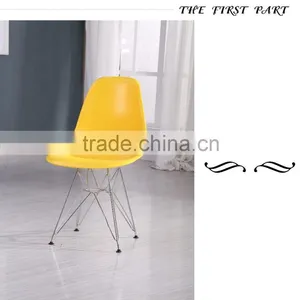 Indoor Plastic Bright Colored Leisure Chairs thumbnail-2