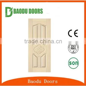 2016 New Design Competitive Price Melamine Wooden Door Skin Made in China thumbnail-5