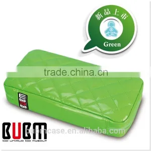 Green 64 Capacity PU Leather Cover DVD Case CD Holder Personalized cd Case Multi Disc Dvd Cases thumbnail-3
