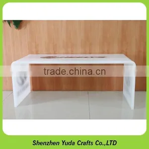 Acrylic Computer Desk Transparent Organic Glass Tea Table Fashion Crystal Tea Table Dining Tables thumbnail-6