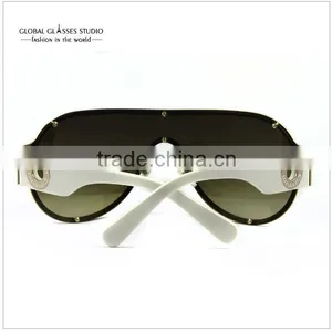 Fashion Design Classic Wholesale Men Women UV400 Lens Metallic Shield Style Visor Sunglasses Sport Crm32104 thumbnail-4