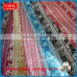 45*45 100*80 54/55" 110-115gsm Reactive Printing / Flat Screen Printing 100 Viscose Print Fabric thumbnail-1