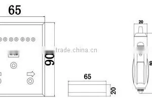 Controller Box of Warning Lights/warning Light Bar/led Warning Lights, Controller Box KZQ-002 thumbnail-2