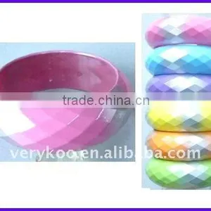 Fashion Colorful Wide-brimmed Plastic Resin Bangles(FCH-10644-1) thumbnail-1