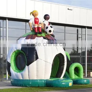 Inflatable Soccer Disc Bounce House of New Product thumbnail-2