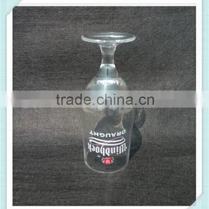 Hand Blown Beer Goblet Mouth Blow Beer Glass Cup With High Quality thumbnail-3