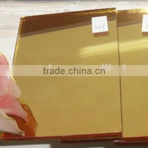 Golden Reflective Glass for Building thumbnail-1