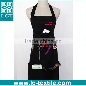 China Factory Wholesale Hot Customized Hair Salon Aprons Wth Tool Pockets thumbnail-1