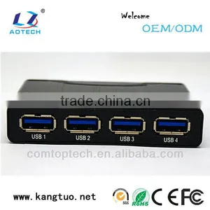 Ultra High Speed 4 Port Usb 3.0 Hub for Computer Accessory thumbnail-1
