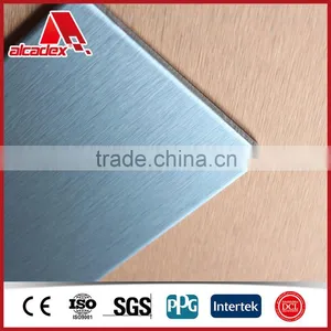Brushed Finished Aluminium Composite Panel for Modern Style Indoor Decoration thumbnail-1