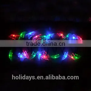 Butterfly Shaped Solar Powered Solar String Light for Chrismas Decorative thumbnail-3