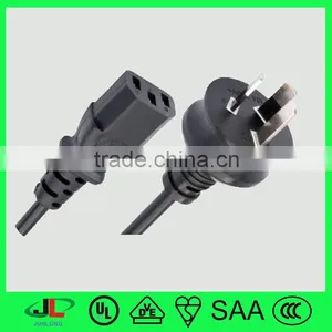 Good Electric Cable Rates 10A 250V Australian SAA 3 Pin Plug, Lamp Holder Cord thumbnail-2