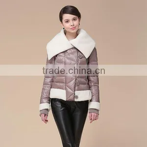 2015 Winter Fashion Woman Wear Jacket With Turn-down Collar thumbnail-2