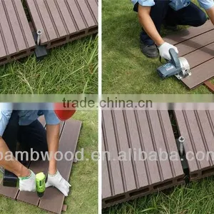 Fashion WPC Hollow Decking Board For Outdoor Decking thumbnail-1