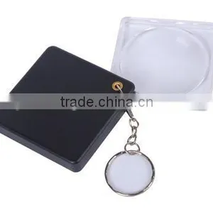 2014 High Quality Optical Instruments Magnifying Glass Key Chain Magnifiers Fabric Magnifying Glass thumbnail-1