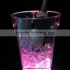Small Led Lighted Factory Plastic Ice Bucket thumbnail-4