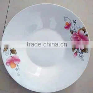Linyi 8 Inch Ceramic Soup Plate Round Modern Restaurant Plates thumbnail-3