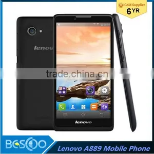 Original Lenovo A889 Mobile Phone IPS 6.0" MTK6582 Quad-Core WCDMA WIFI 1G RAM 8G ROM Android 4.2 ,8.0MP Dual Sim Smart Phone thumbnail-1