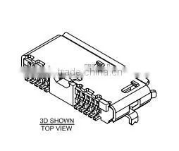 Micro B Right Angle SMT Type USB3.0 Receptacle thumbnail-1