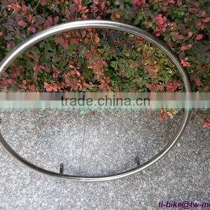 Titanium Wheelchair Rim High Quality Titanium Bike Wheel Rim China Made Titanium Bicycle Wheel Rim for Wheelchair or Bikes thumbnail-5