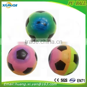 Color Coconut PU Foam Ball High Quality Children Toy Balls Soft Anti Stress Ball thumbnail-1