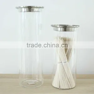 1300ml Heat Resistant Glass Storage Jar With Metal Lid N6307 thumbnail-4