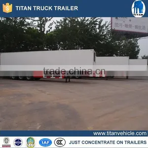 Freezer Food Semi Trailer , Refrigerated Insulated Cargo Trailer thumbnail-1